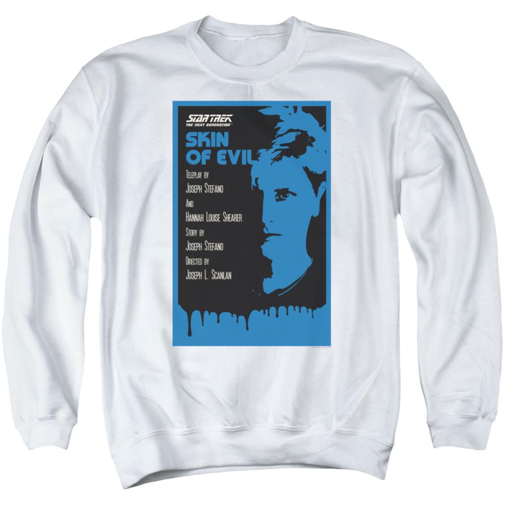 Star Trek TNG Season 1 Episode 23 Men's Crewneck 50 50 Poly Long-Sleeve T-Shirt