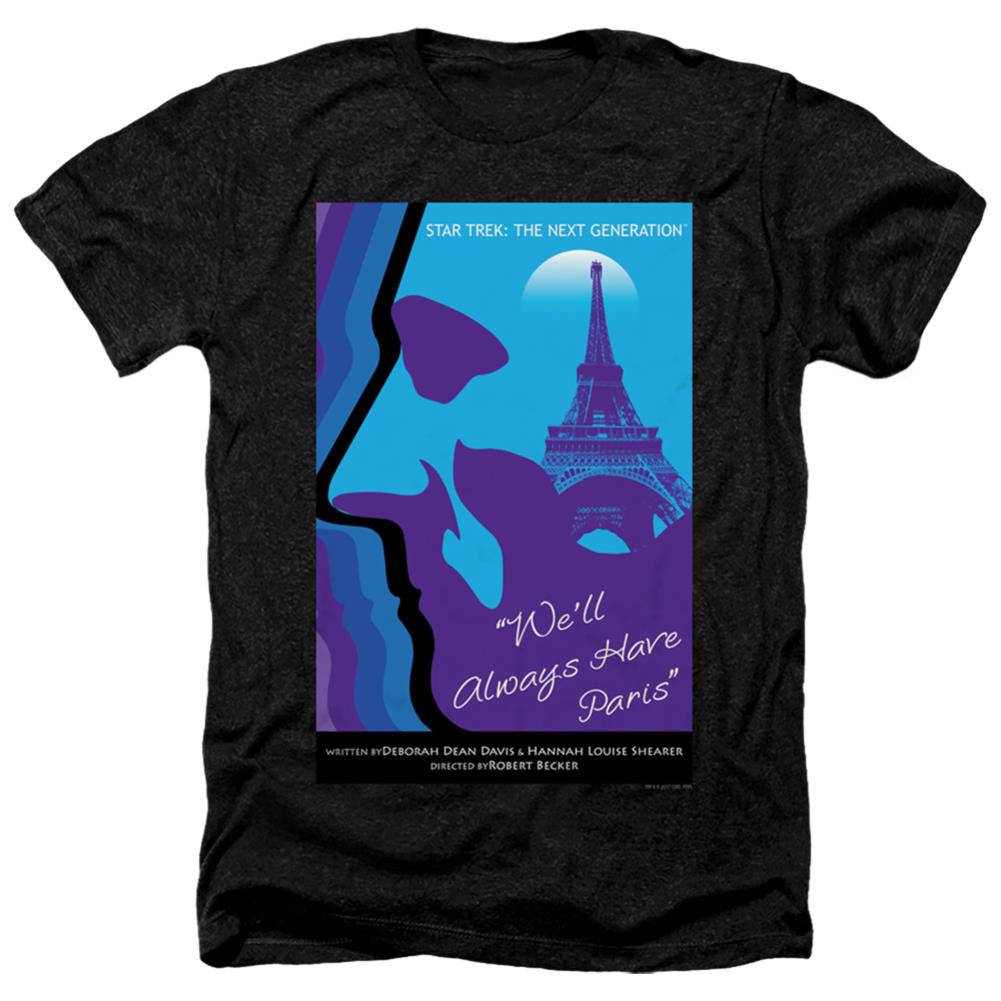 Star Trek TNG Season 1 Episode 24 Men's 30/1 Heather 60 40 Poly Short-Sleeve T-Shirt