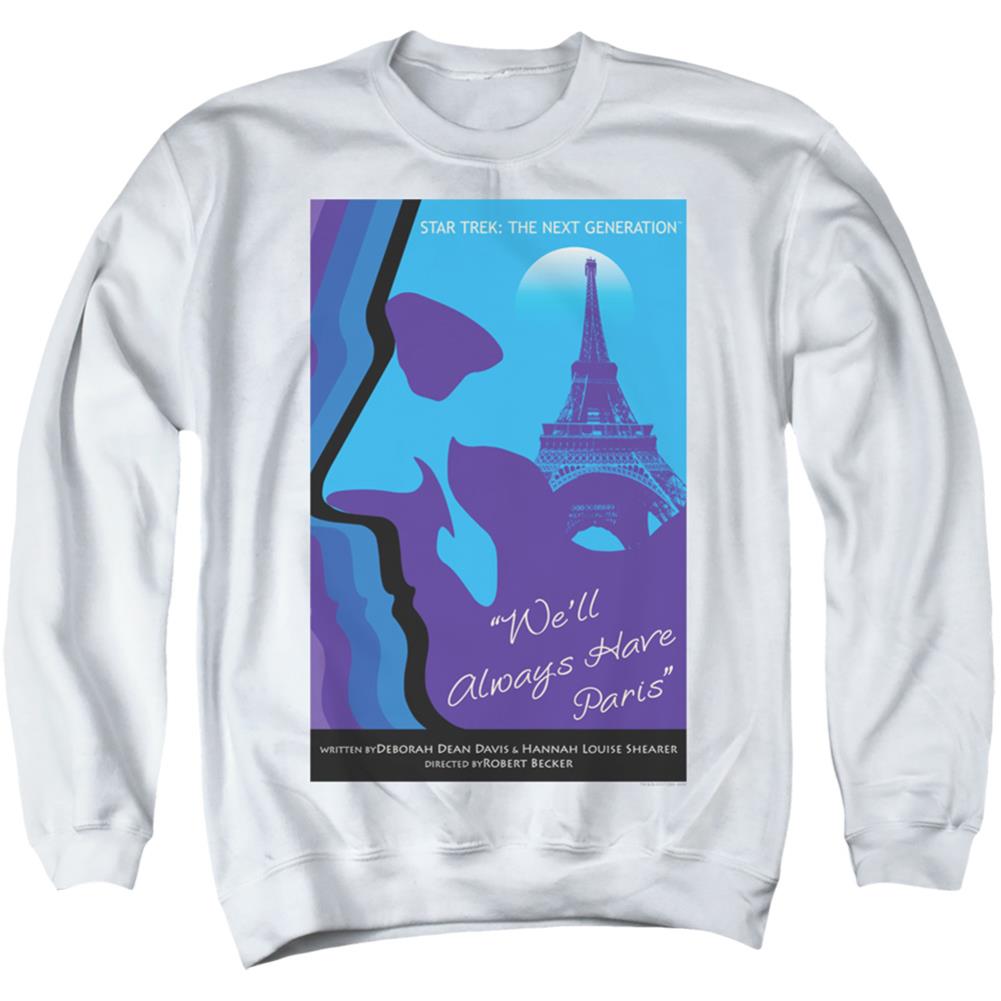 Star Trek TNG Season 1 Episode 24 Men's Crewneck 50 50 Poly Long-Sleeve T-Shirt