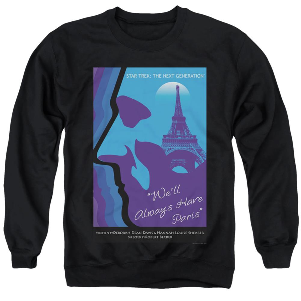 Star Trek TNG Season 1 Episode 24 Men's Crewneck 50 50 Poly Long-Sleeve T-Shirt