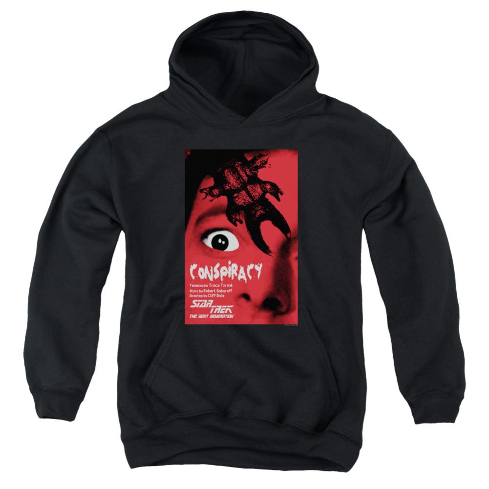 Star Trek TNG Season 1 Episode 25 Youth Cotton Poly Pull-Over Hoodie