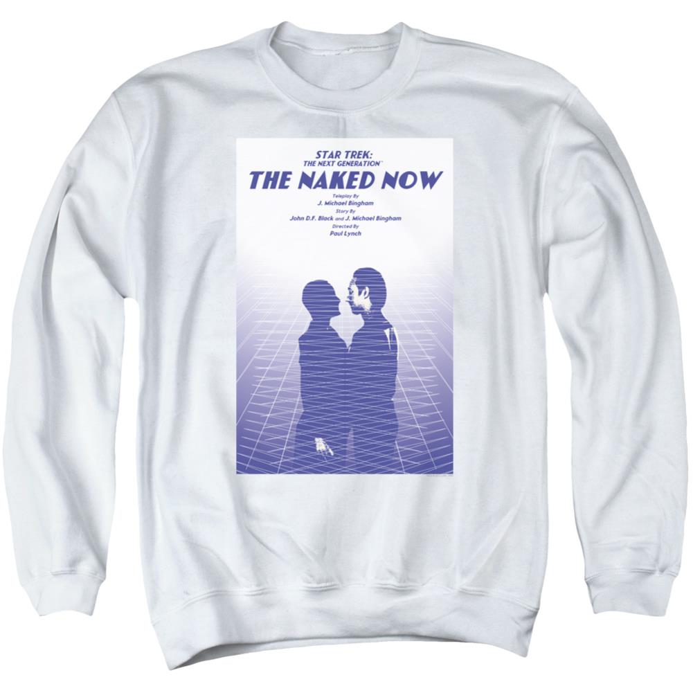 Star Trek TNG Season 1 Episode 3 Men's Crewneck 50 50 Poly Long-Sleeve T-Shirt
