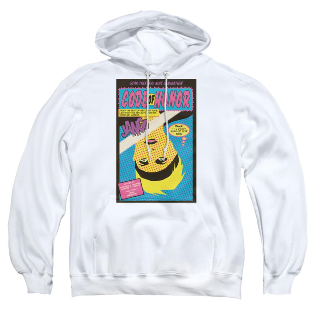 Star Trek TNG Season 1 Episode 4 Men's Pull-Over 75 25 Poly Hoodie