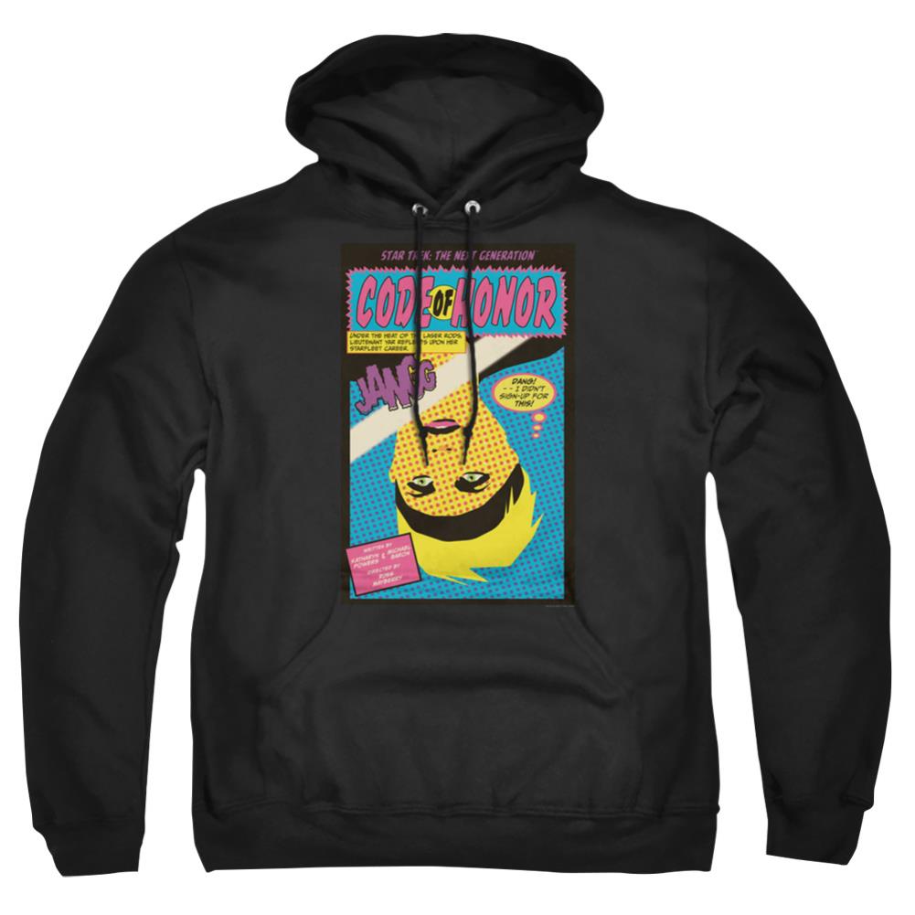 Star Trek TNG Season 1 Episode 4 Men's Pull-Over 75 25 Poly Hoodie