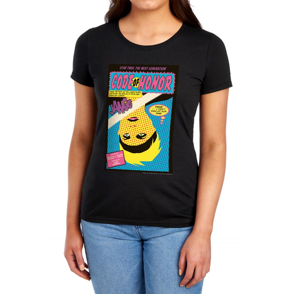Star Trek TNG Season 1 Episode 4 Women's 18/1 Cotton Short-Sleeve T-Shirt