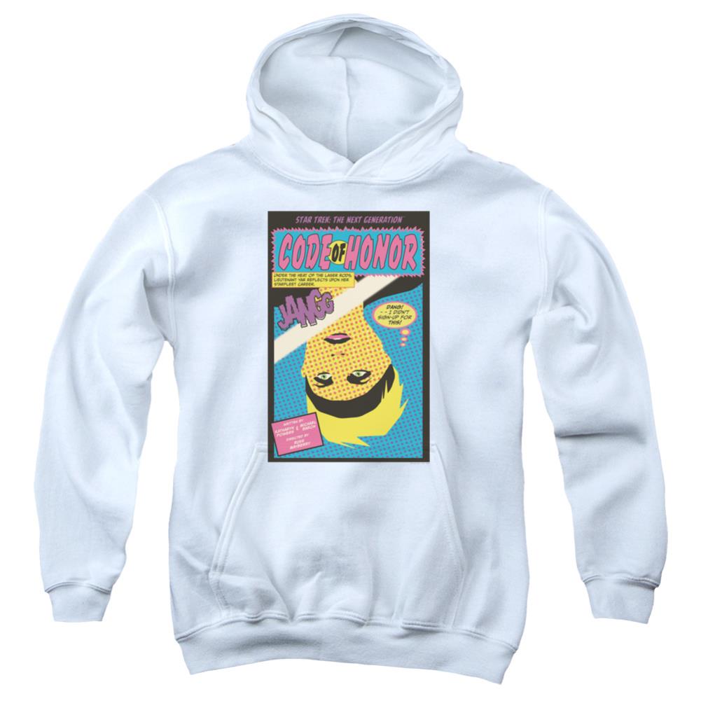 Star Trek TNG Season 1 Episode 4 Youth Cotton Poly Pull-Over Hoodie