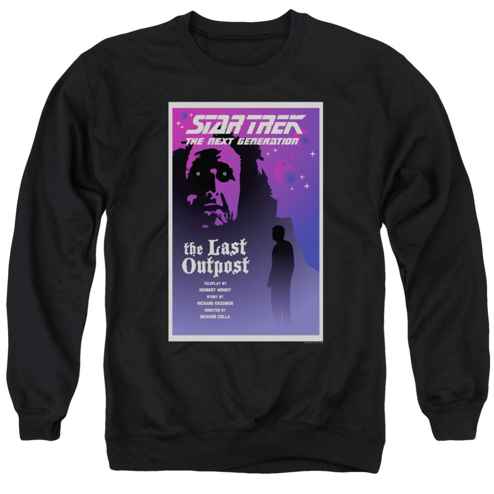 Star Trek TNG Season 1 Episode 5 Men's Crewneck 50 50 Poly Long-Sleeve T-Shirt