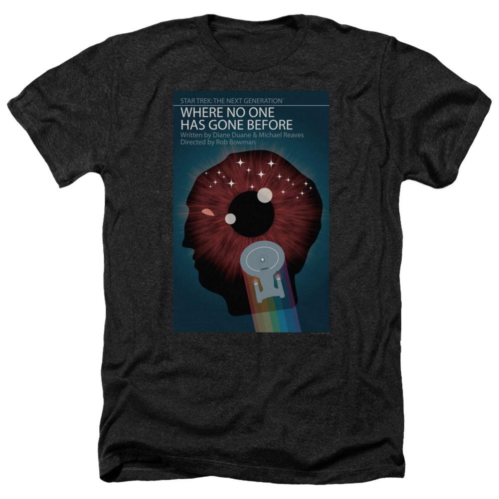 Star Trek TNG Season 1 Episode 6 Men's 30/1 Heather 60 40 Poly Short-Sleeve T-Shirt