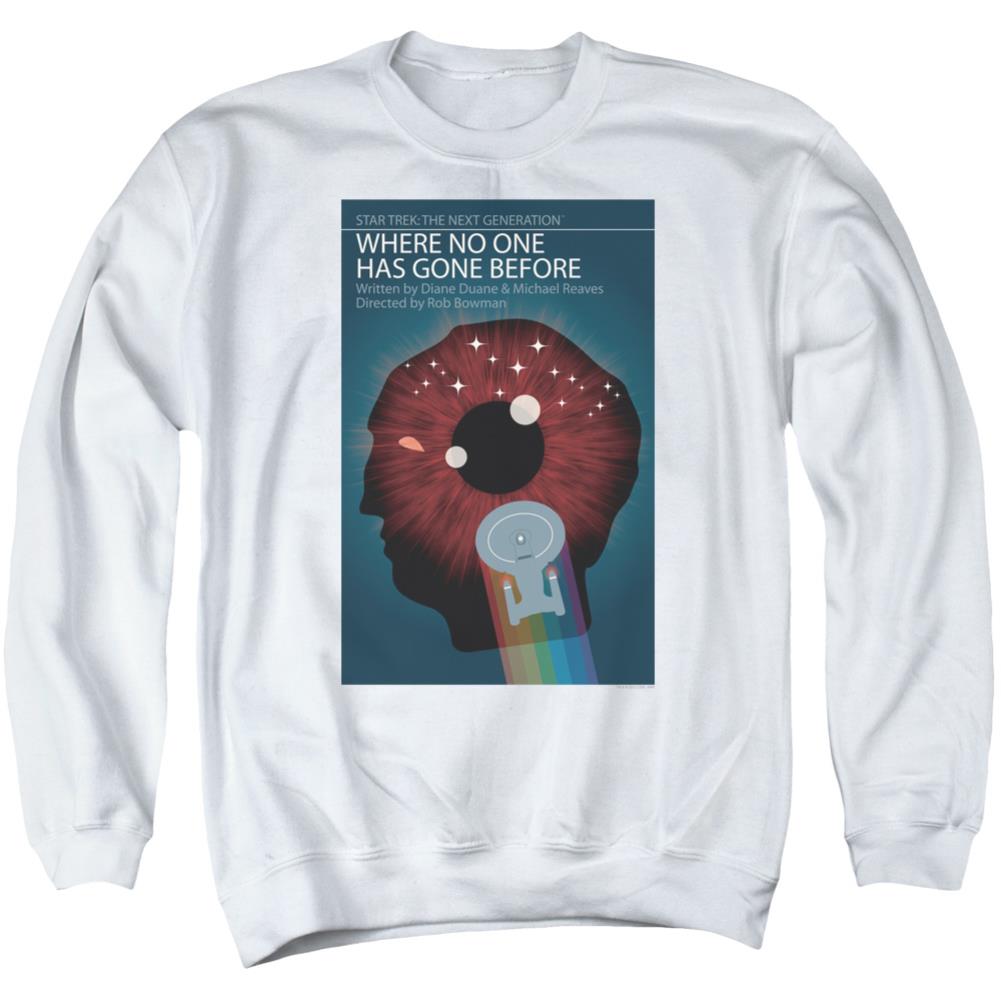 Star Trek TNG Season 1 Episode 6 Men's Crewneck 50 50 Poly Long-Sleeve T-Shirt