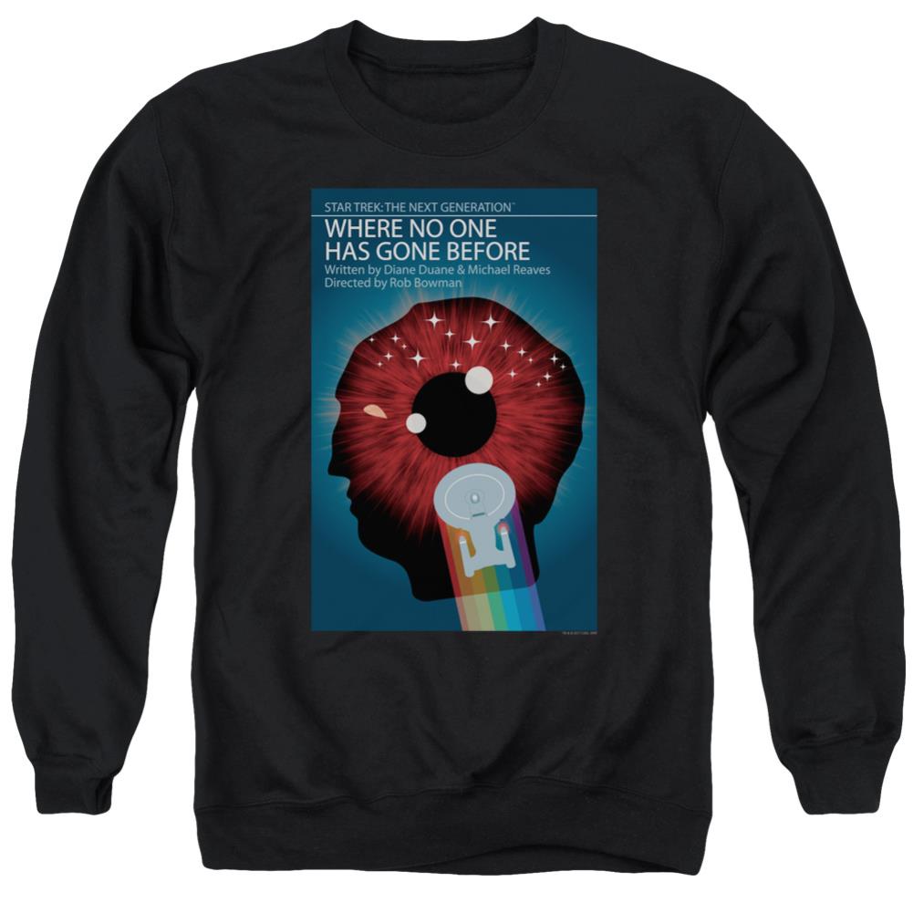 Star Trek TNG Season 1 Episode 6 Men's Crewneck 50 50 Poly Long-Sleeve T-Shirt