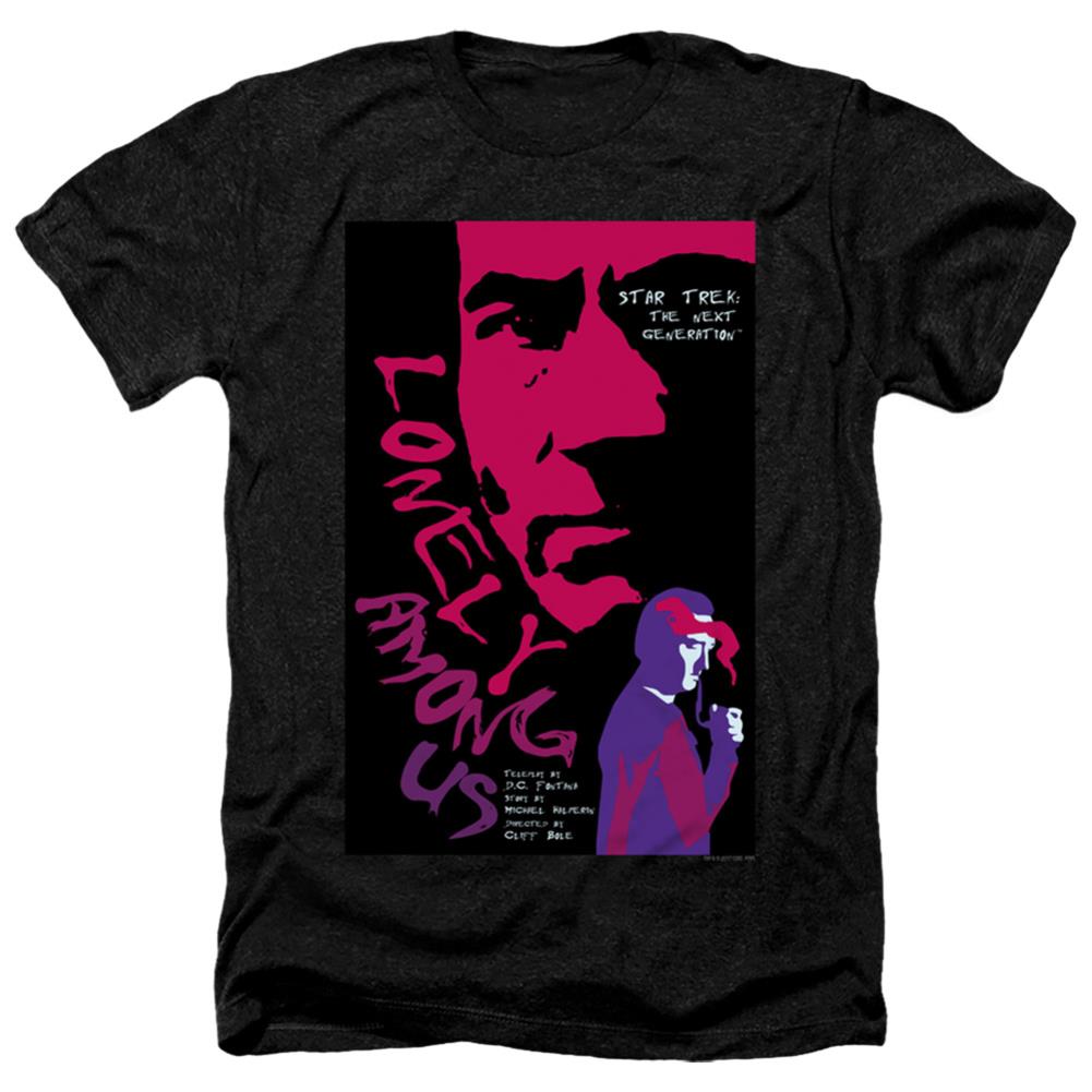 Star Trek TNG Season 1 Episode 7 Men's 30/1 Heather 60 40 Poly Short-Sleeve T-Shirt