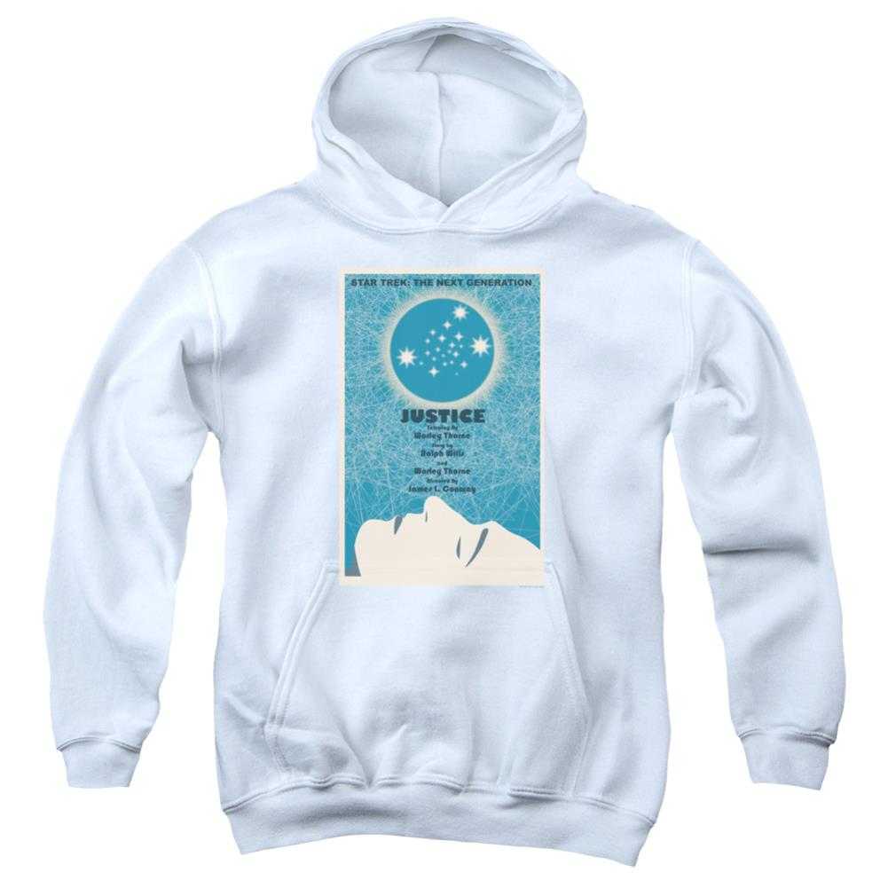Star Trek TNG Season 1 Episode 8 Youth Cotton Poly Pull-Over Hoodie
