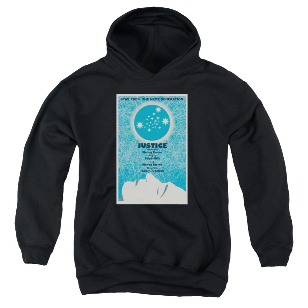 Star Trek TNG Season 1 Episode 8 Youth Cotton Poly Pull-Over Hoodie