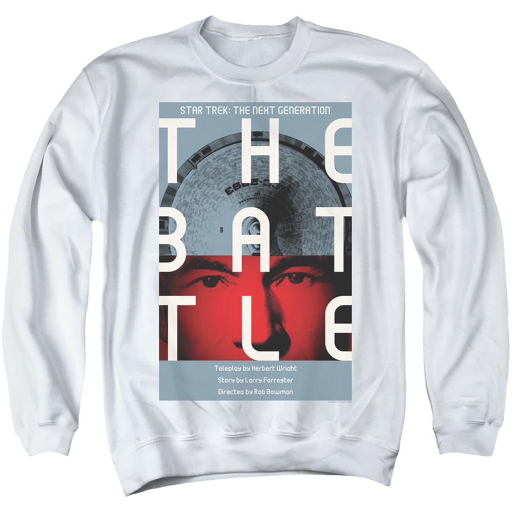 Star Trek TNG Season 1 Episode 9 Men's Crewneck 50 50 Poly Long-Sleeve T-Shirt