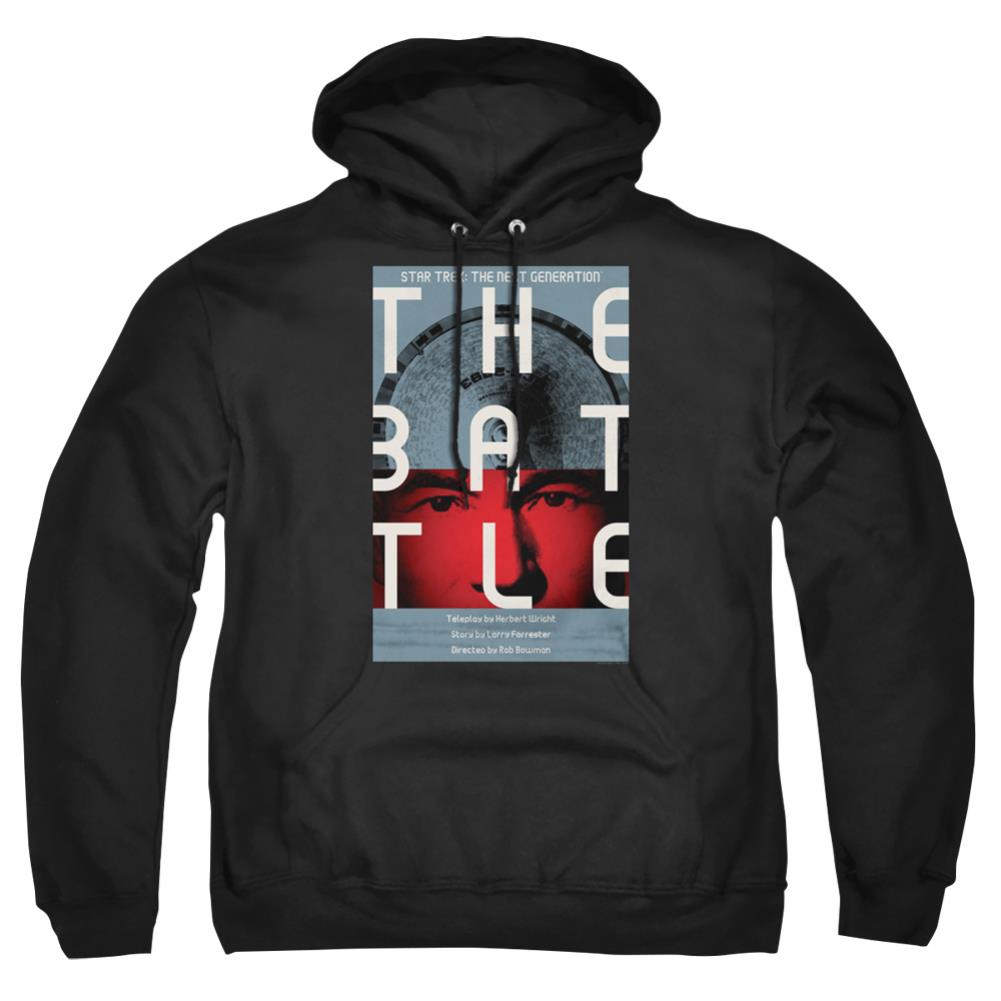 Star Trek TNG Season 1 Episode 9 Men's Pull-Over 75 25 Poly Hoodie