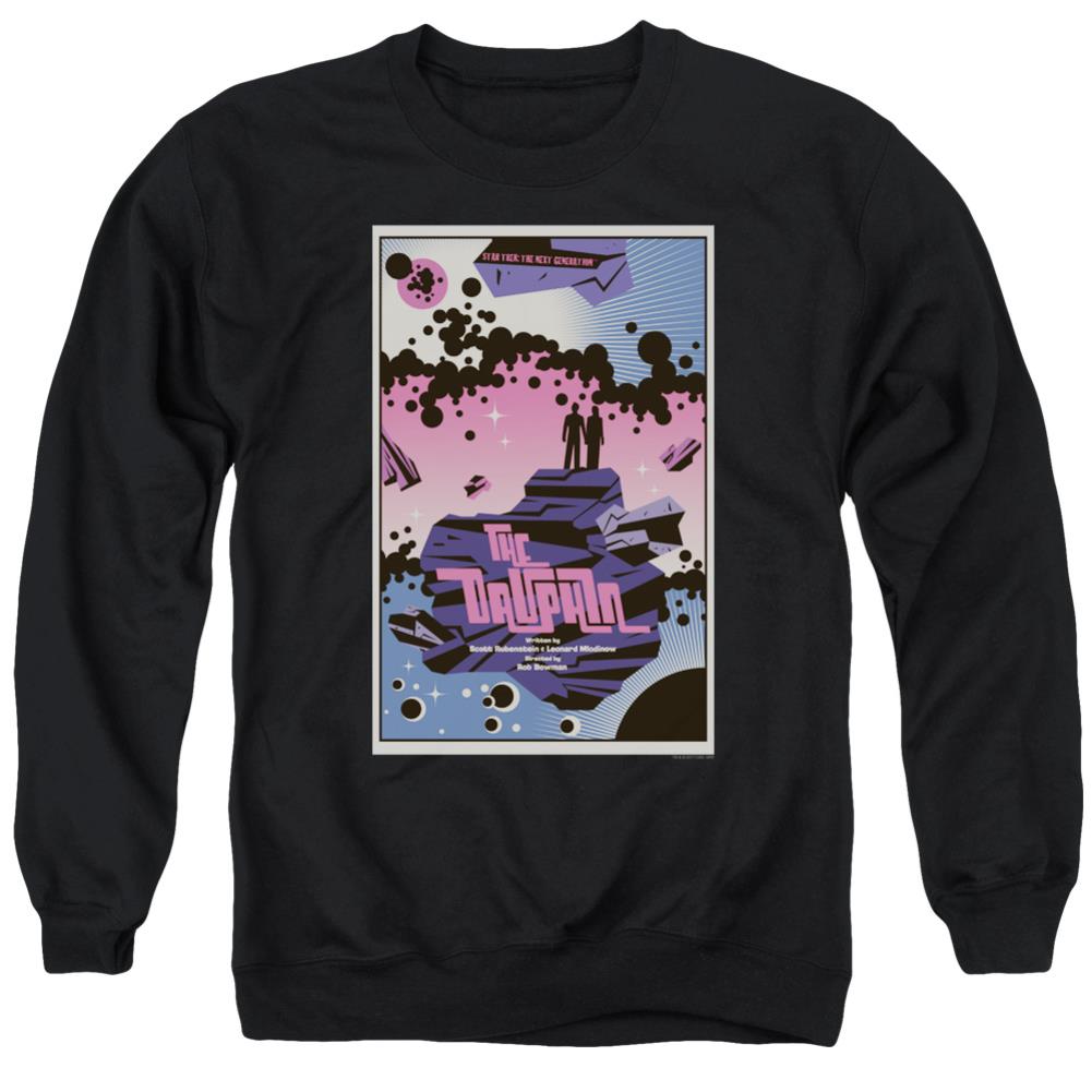 Star Trek TNG Season 2 Episode 10 Men's Crewneck 50 50 Poly Long-Sleeve T-Shirt