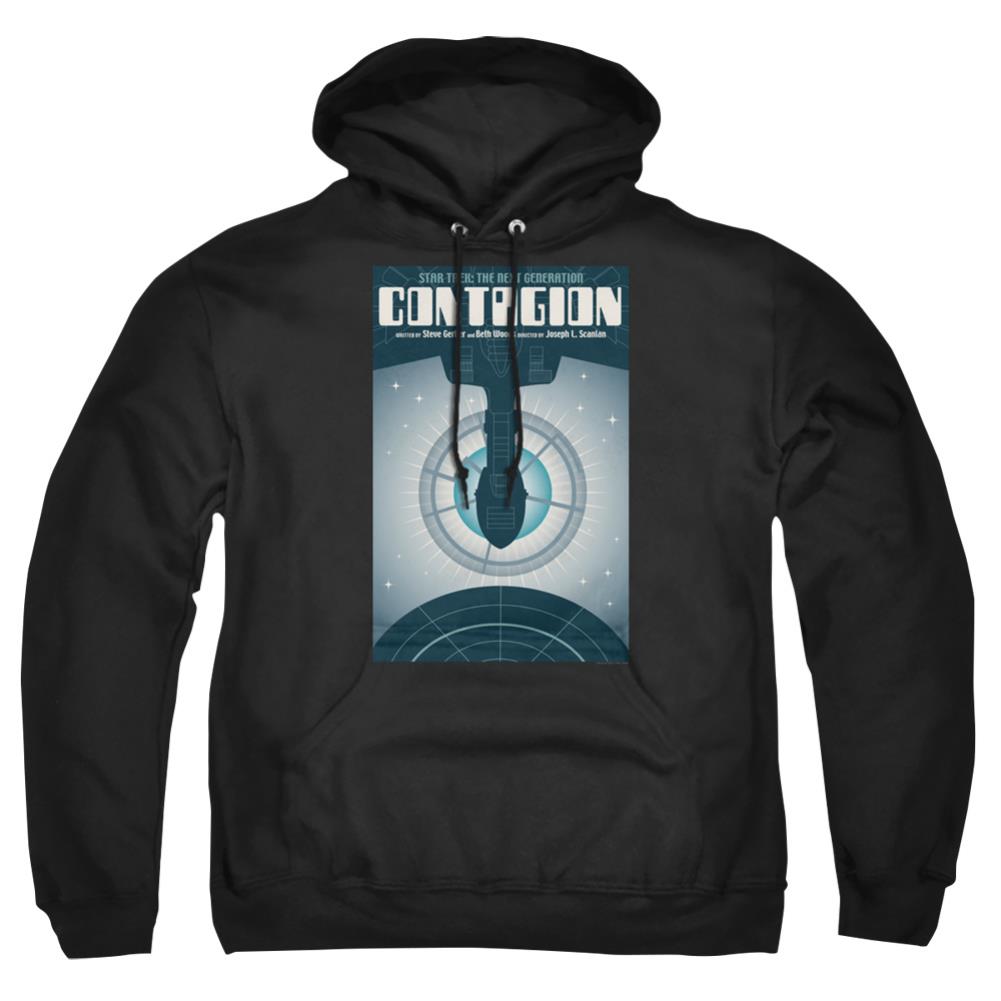 Star Trek TNG Season 2 Episode 11 Men's Pull-Over 75 25 Poly Hoodie