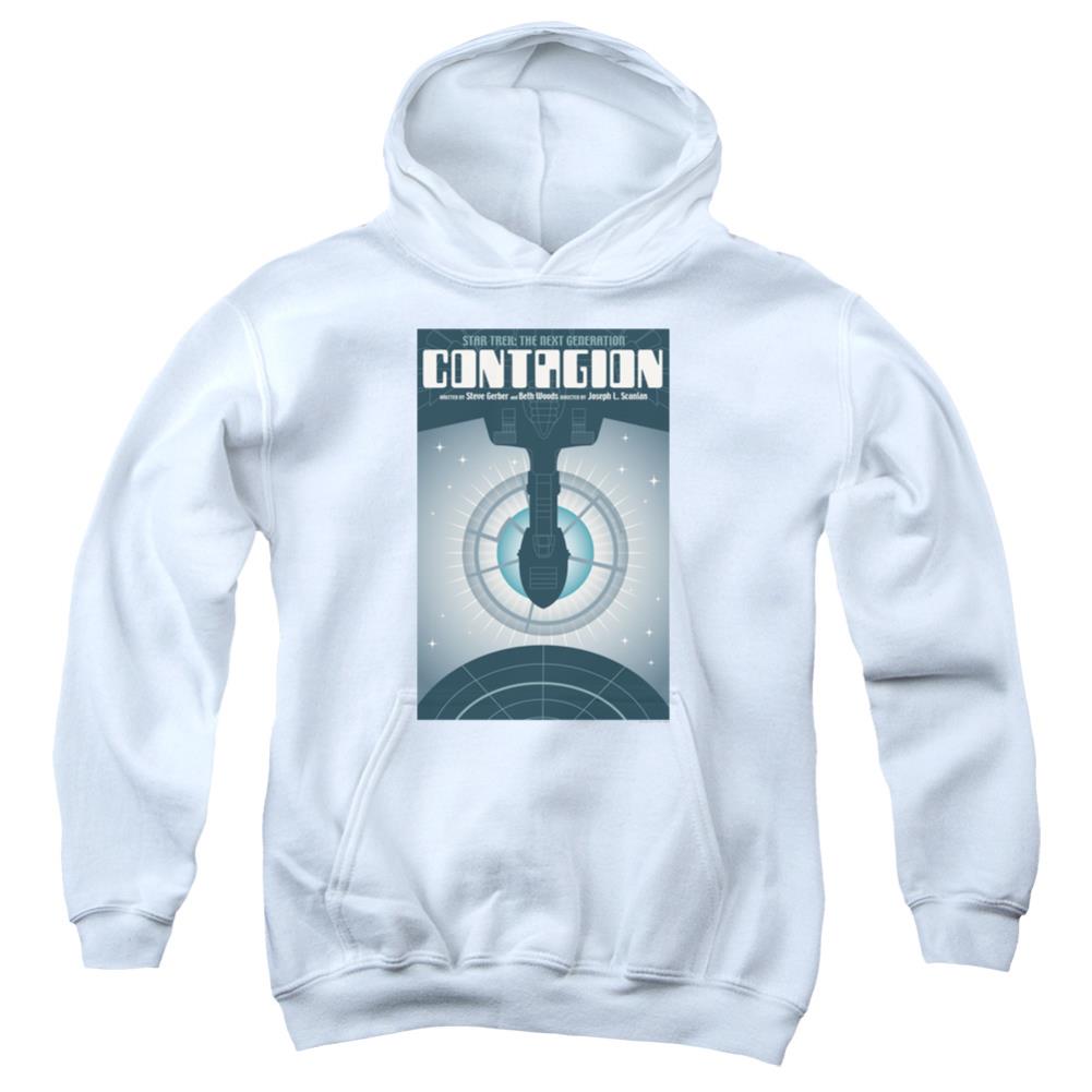 Star Trek TNG Season 2 Episode 11 Youth Cotton Poly Pull-Over Hoodie