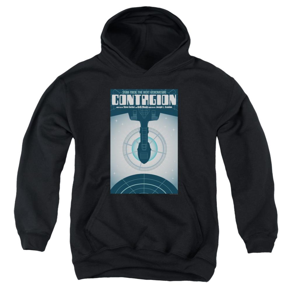 Star Trek TNG Season 2 Episode 11 Youth Cotton Poly Pull-Over Hoodie