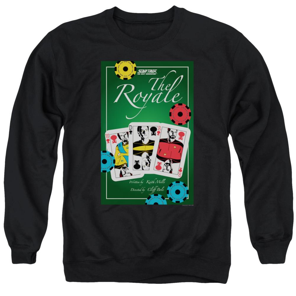 Star Trek TNG Season 2 Episode 12 Men's Crewneck 50 50 Poly Long-Sleeve T-Shirt