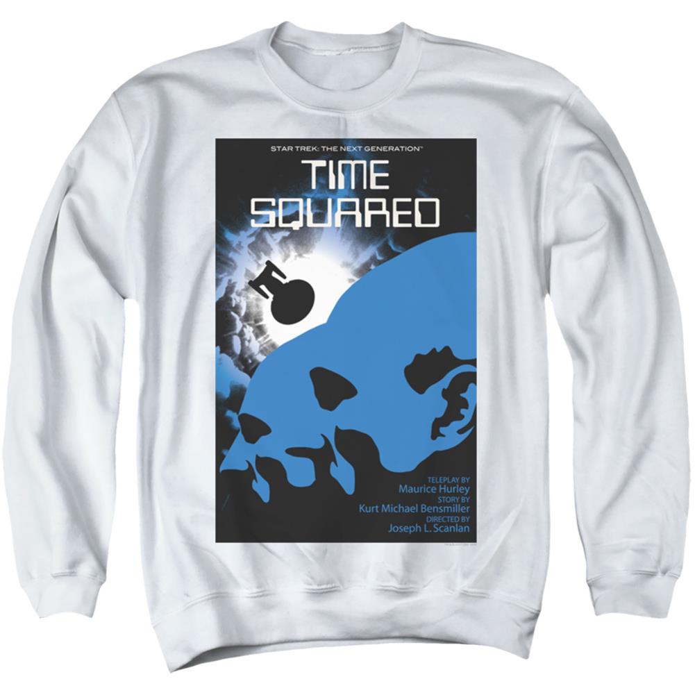 Star Trek TNG Season 2 Episode 13 Men's Crewneck 50 50 Poly Long-Sleeve T-Shirt