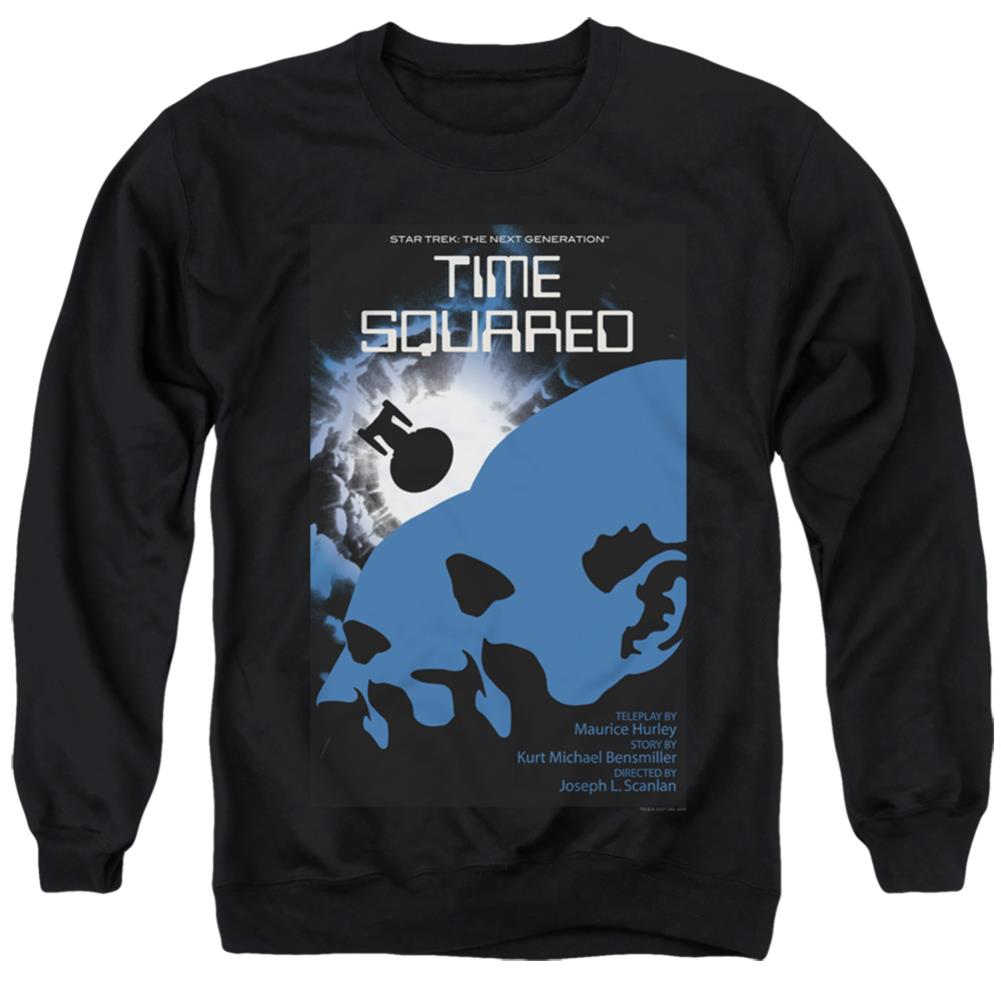 Star Trek TNG Season 2 Episode 13 Men's Crewneck 50 50 Poly Long-Sleeve T-Shirt