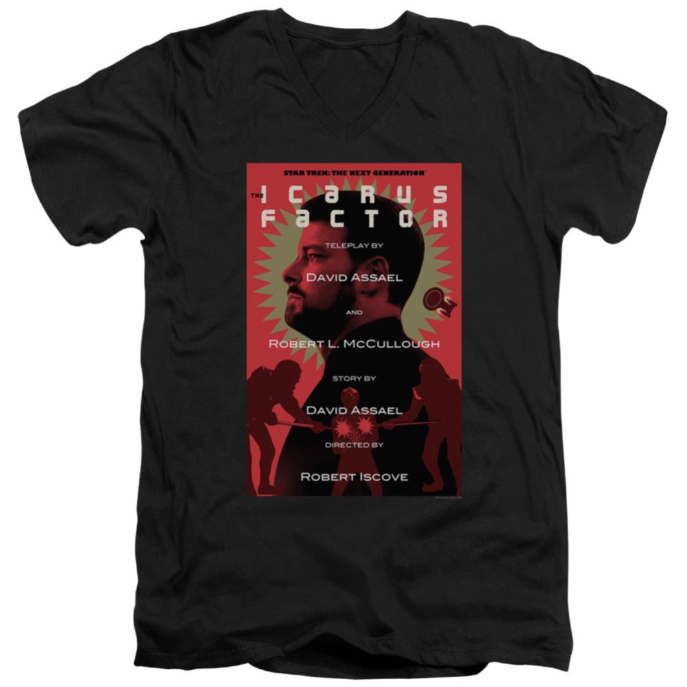 Star Trek TNG Season 2 Episode 14 Men's 30/1 Cotton Slim V-Neck T-Shirt