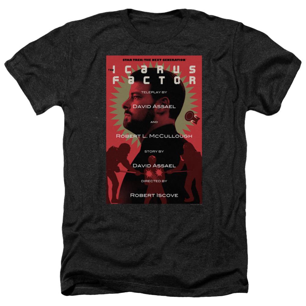 Star Trek TNG Season 2 Episode 14 Men's 30/1 Heather 60 40 Poly Short-Sleeve T-Shirt