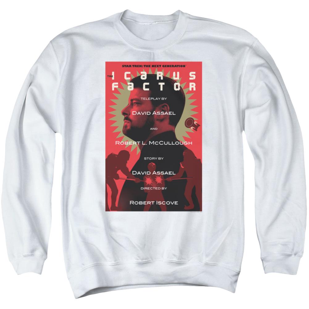 Star Trek TNG Season 2 Episode 14 Men's Crewneck 50 50 Poly Long-Sleeve T-Shirt