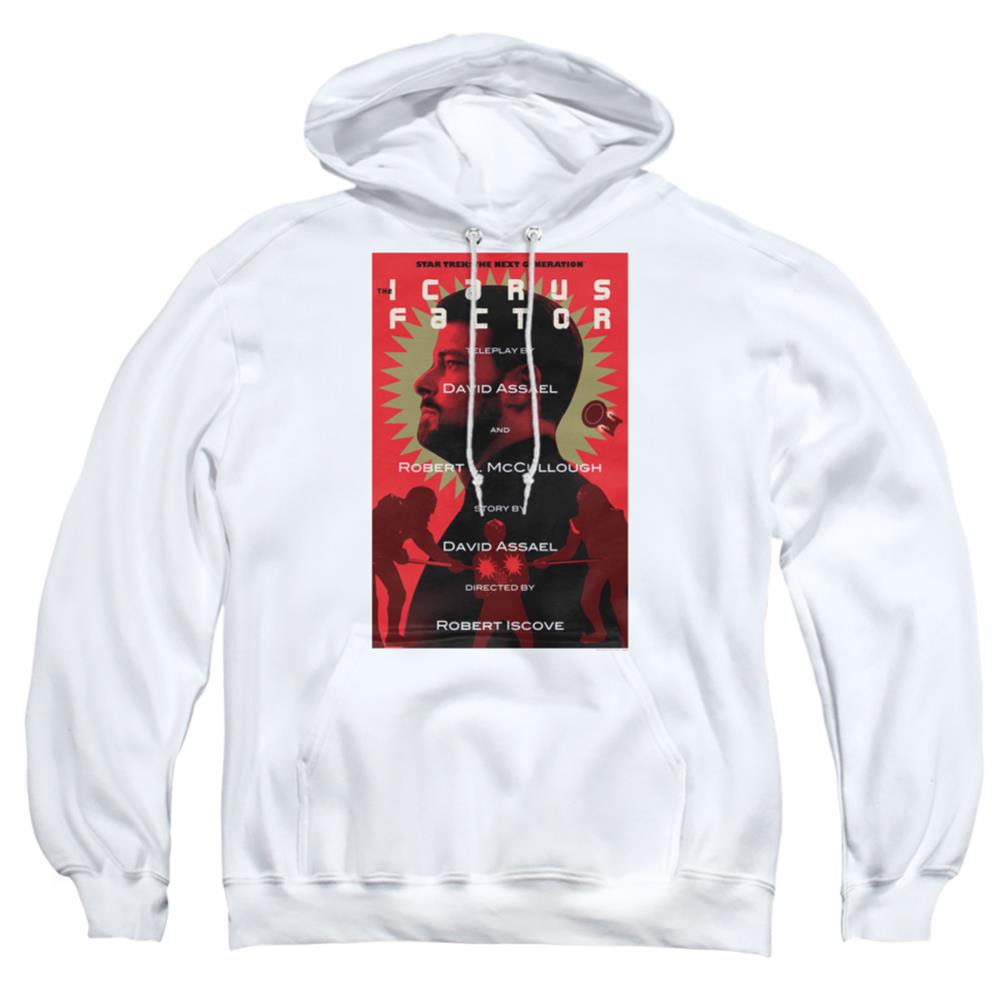 Star Trek TNG Season 2 Episode 14 Men's Pull-Over 75 25 Poly Hoodie
