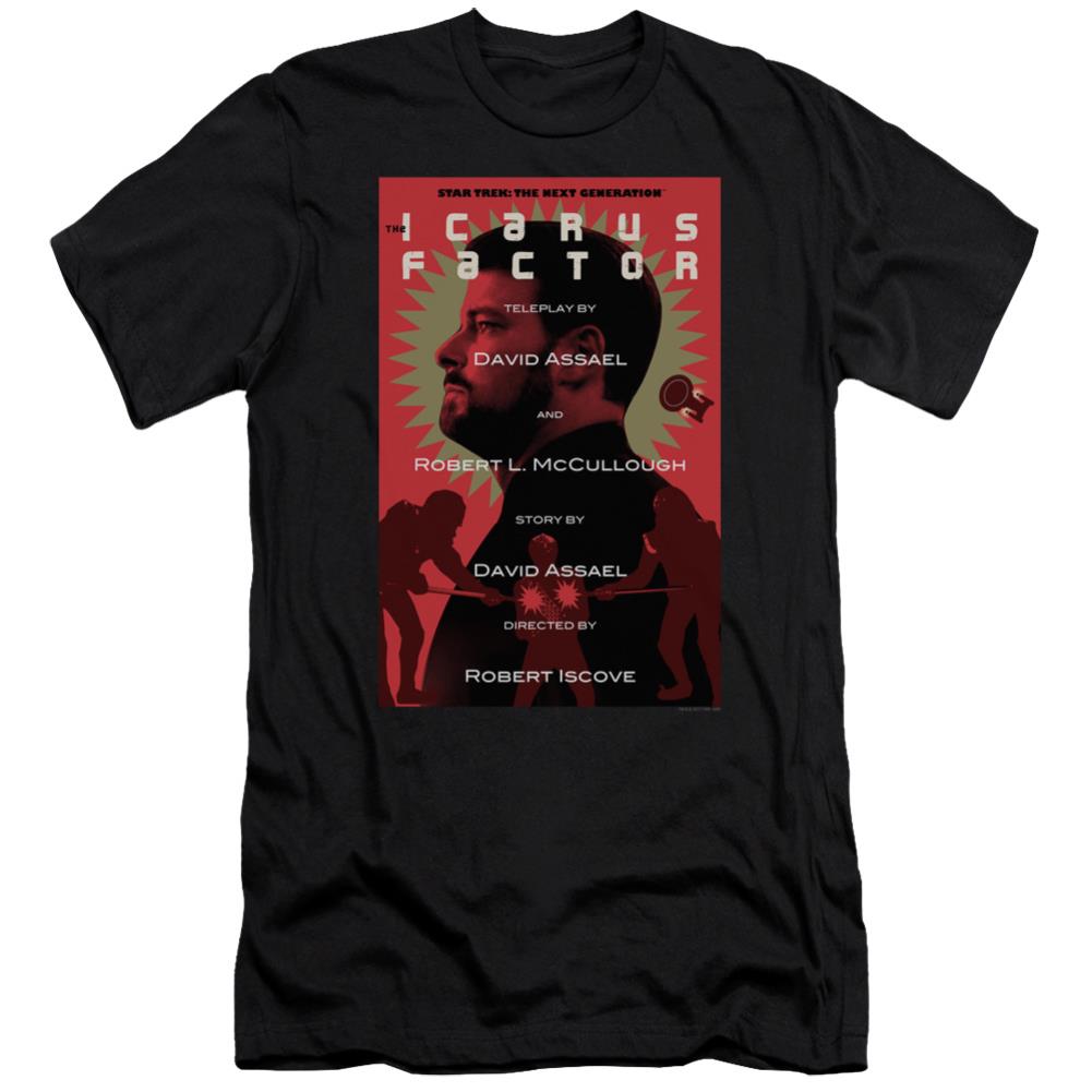 Star Trek TNG Season 2 Episode 14 Men's Ultra-Soft 30/1 Cotton Slim Short-Sleeve T-Shirt