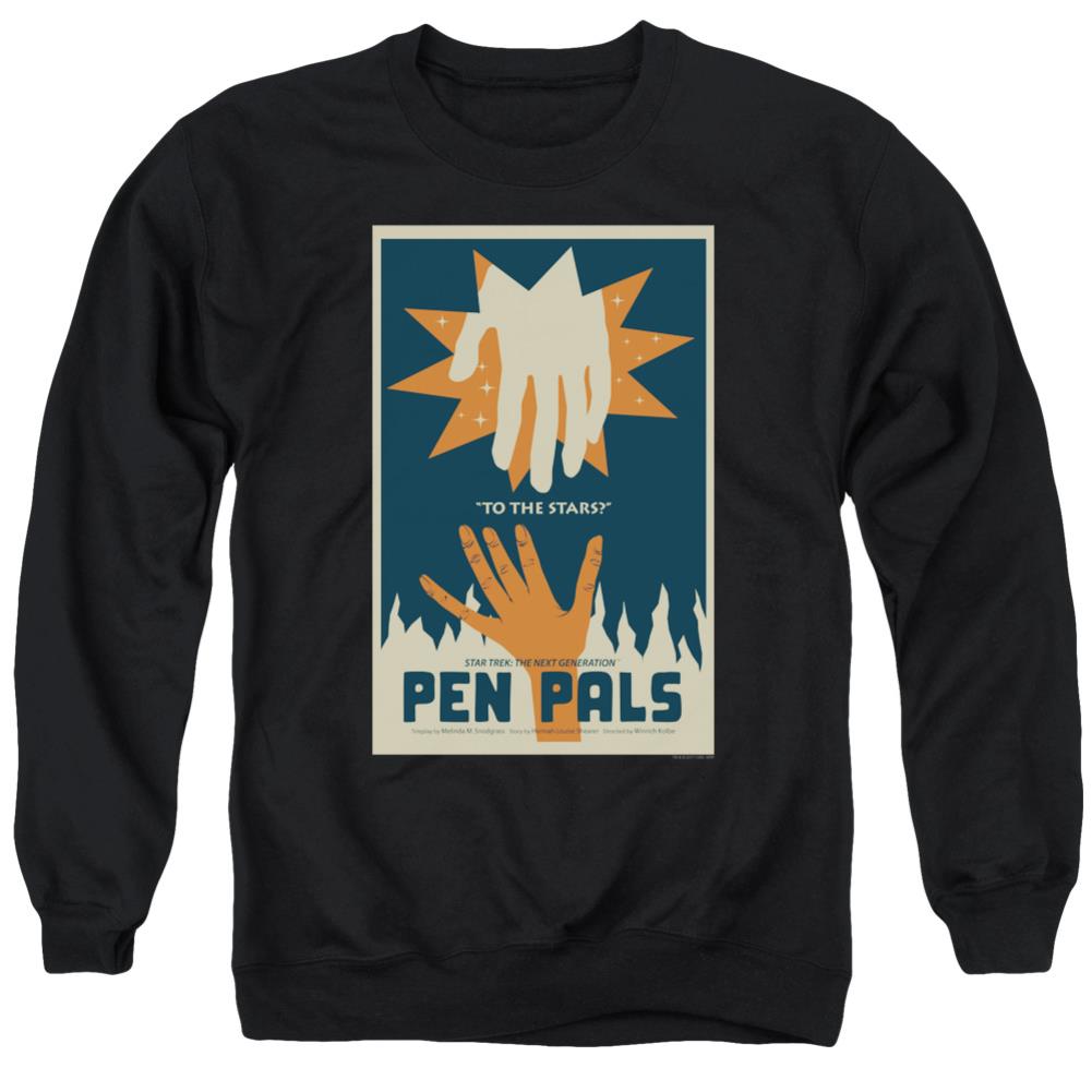 Star Trek TNG Season 2 Episode 15 Men's Crewneck 50 50 Poly Long-Sleeve T-Shirt