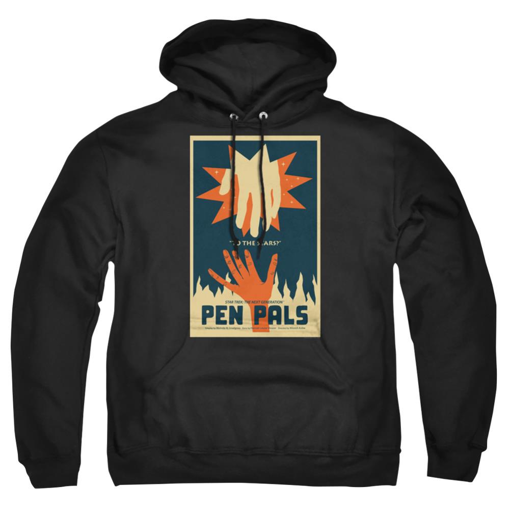Star Trek TNG Season 2 Episode 15 Men's Pull-Over 75 25 Poly Hoodie