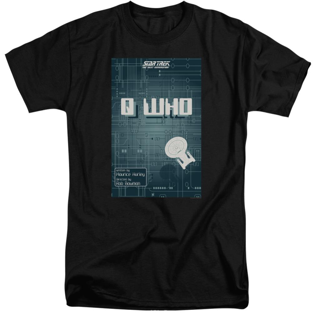 Star Trek TNG Season 2 Episode 16 Men's 18/1 Tall Cotton Short-Sleeve T-Shirt