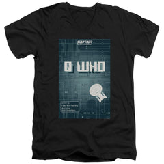 Star Trek TNG Season 2 Episode 16 Men's 30/1 Cotton Slim V-Neck T-Shirt
