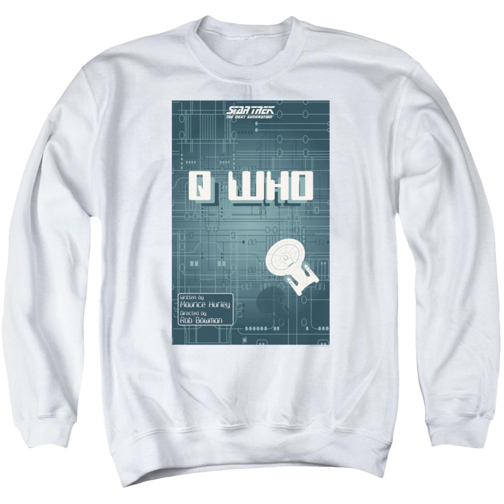 Star Trek TNG Season 2 Episode 16 Men's Crewneck 50 50 Poly Long-Sleeve T-Shirt