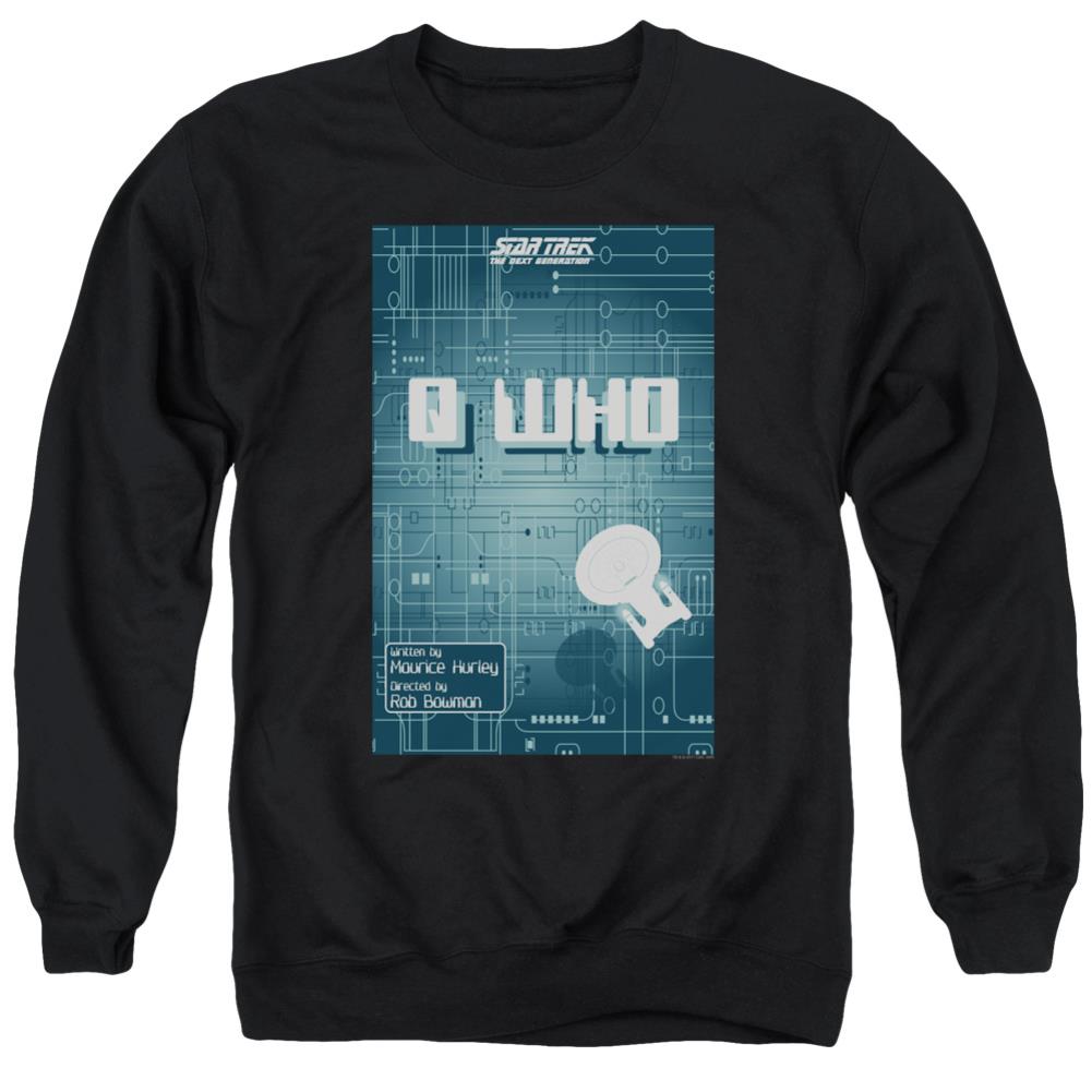 Star Trek TNG Season 2 Episode 16 Men's Crewneck 50 50 Poly Long-Sleeve T-Shirt