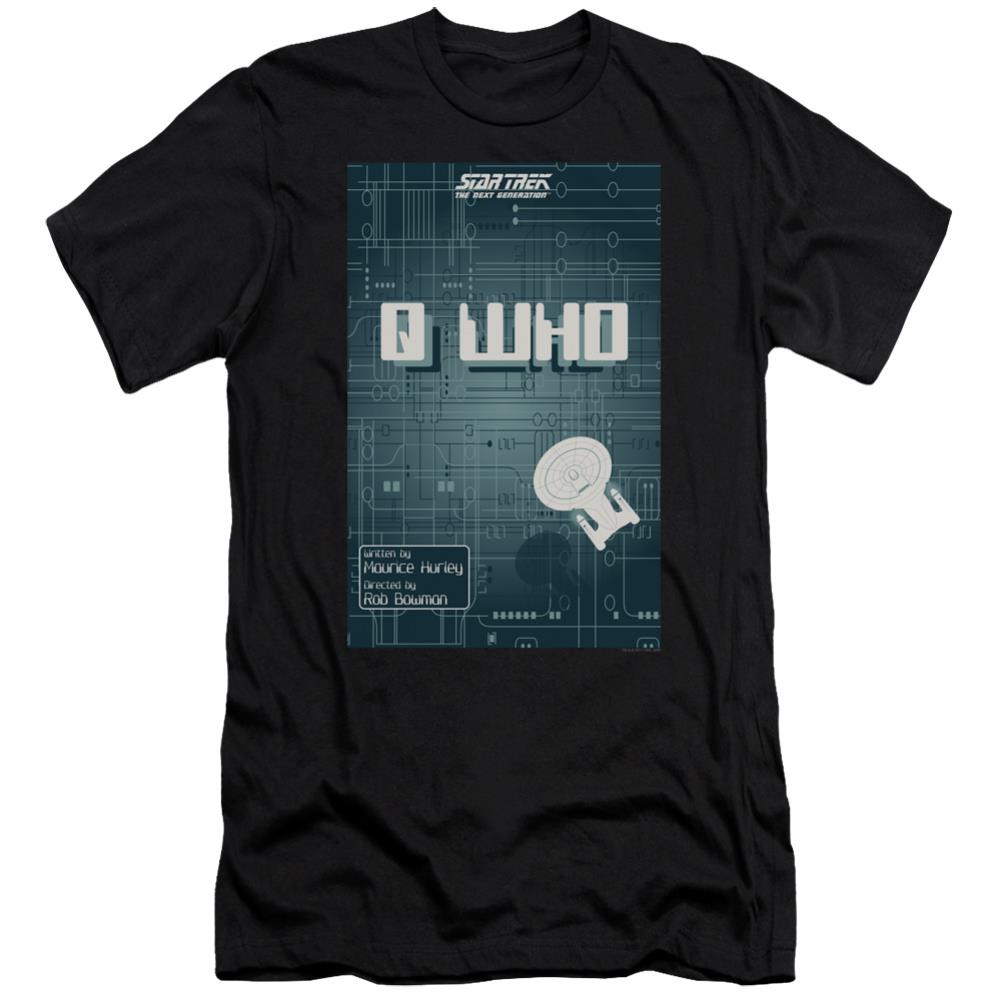 Star Trek TNG Season 2 Episode 16 Men's Ultra-Soft 30/1 Cotton Slim Short-Sleeve T-Shirt