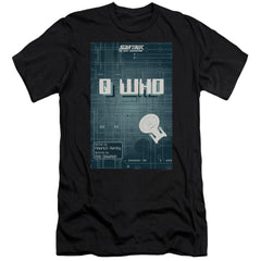 Star Trek TNG Season 2 Episode 16 Men's Ultra-Soft 30/1 Cotton Slim Short-Sleeve T-Shirt