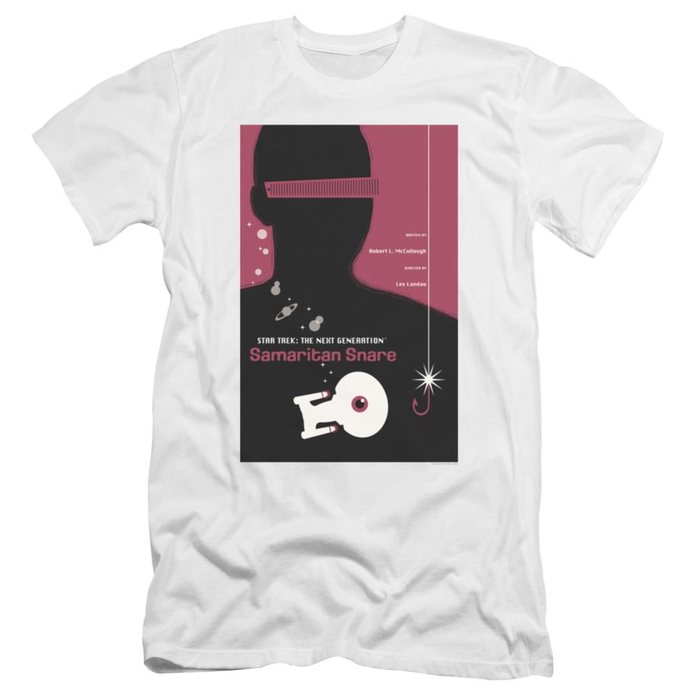 Star Trek TNG Season 2 Episode 17 Men's Ultra-Soft 30/1 Cotton Slim Short-Sleeve T-Shirt