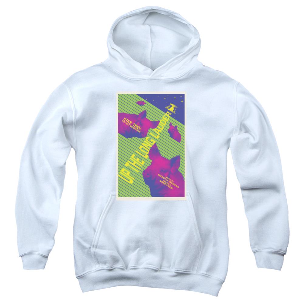 Star Trek TNG Season 2 Episode 18 Youth Cotton Poly Pull-Over Hoodie