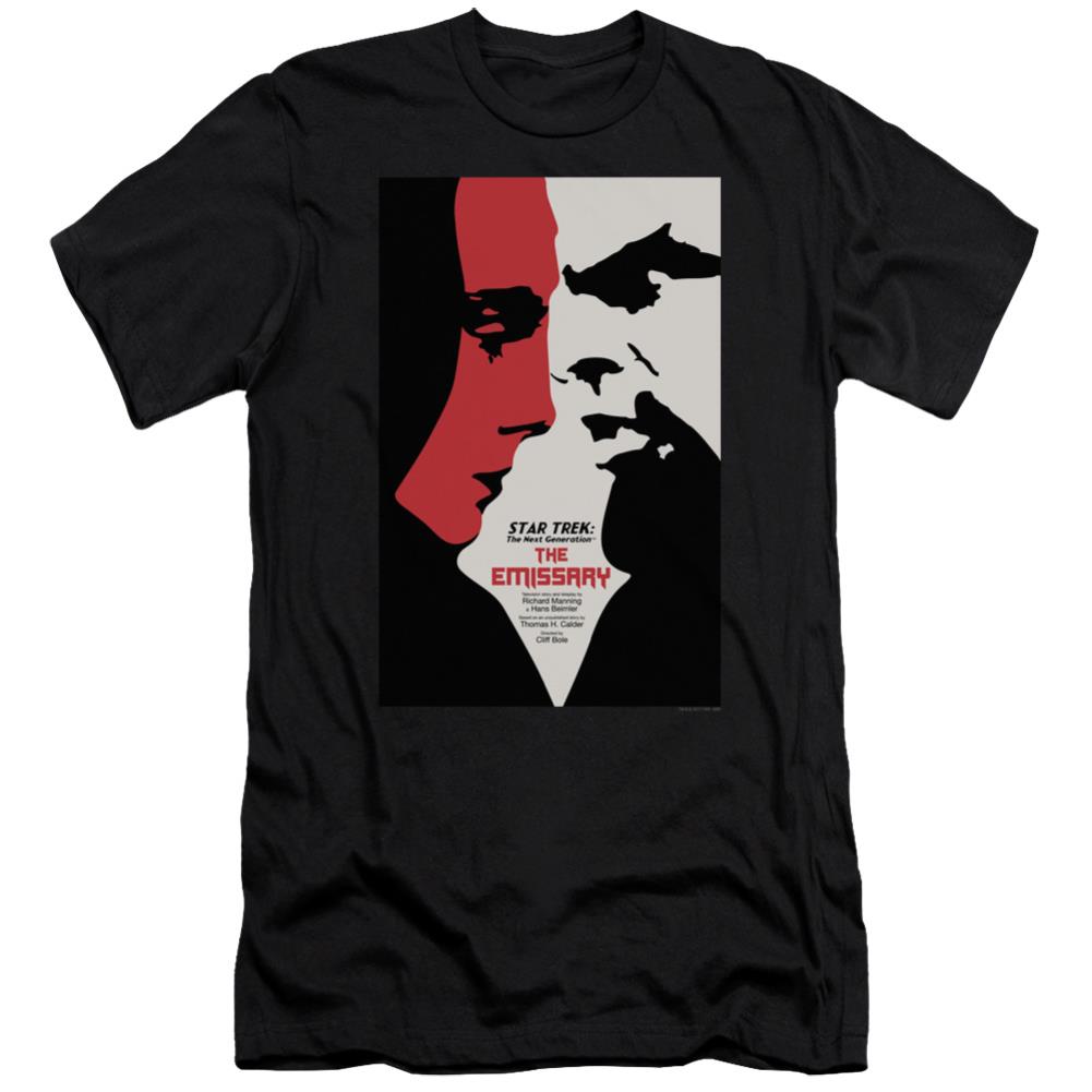 Star Trek TNG Season 2 Episode 20 Men's Ultra-Soft 30/1 Cotton Slim Short-Sleeve T-Shirt