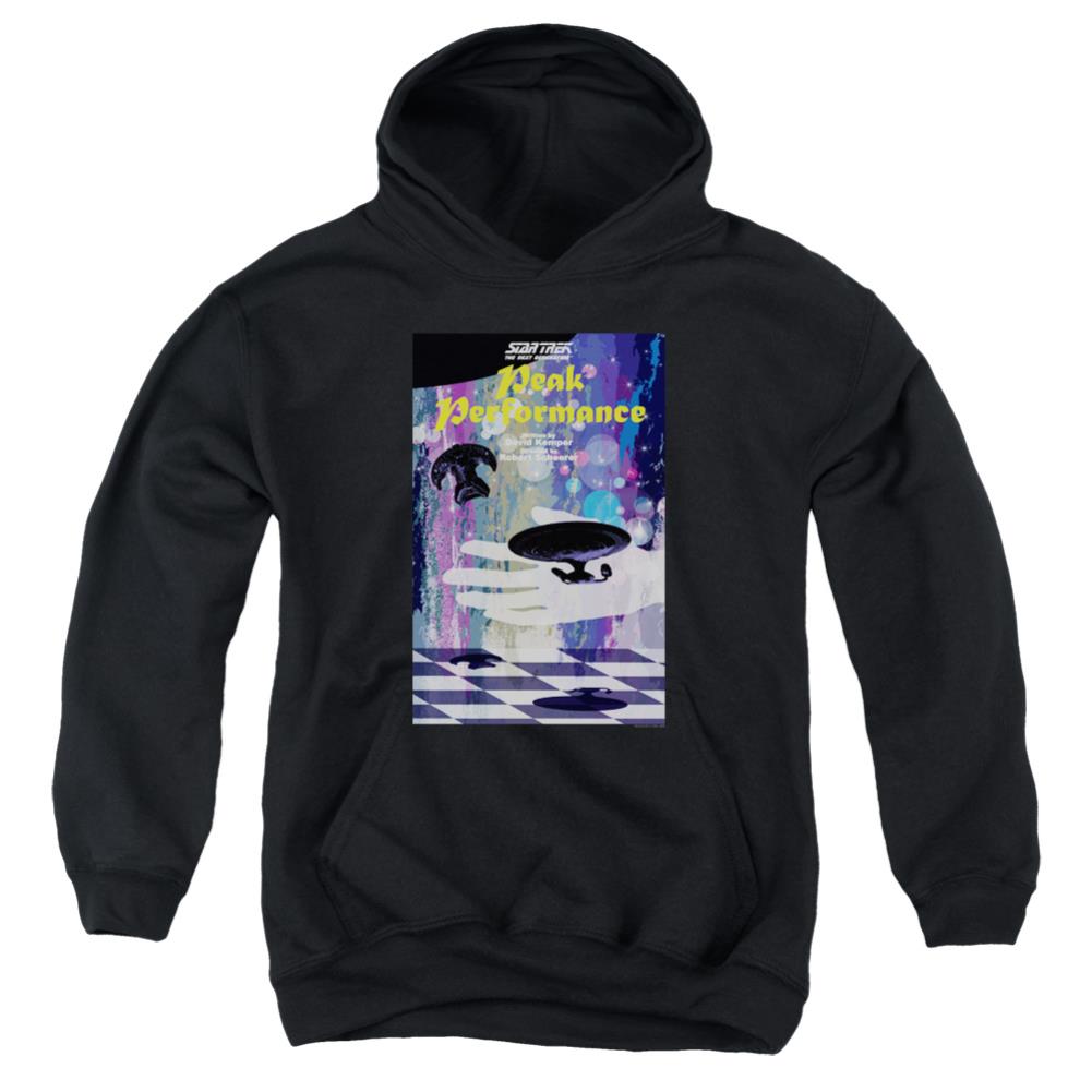 Star Trek TNG Season 2 Episode 21 Youth Cotton Poly Pull-Over Hoodie