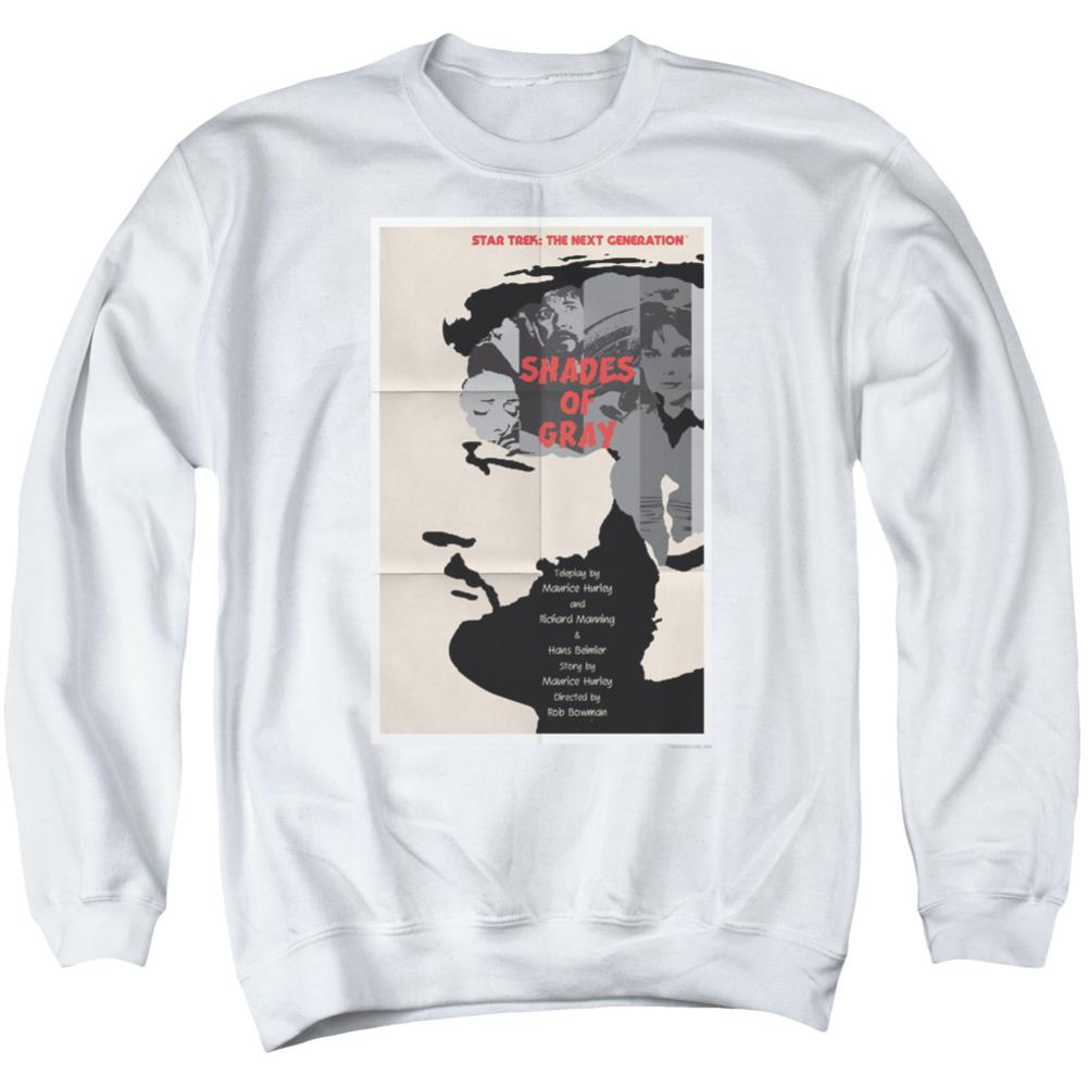 Star Trek TNG Season 2 Episode 22 Men's Crewneck 50 50 Poly Long-Sleeve T-Shirt