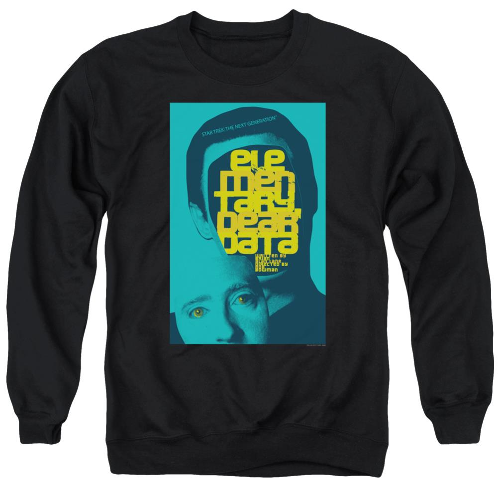 Star Trek TNG Season 2 Episode 3 Men's Crewneck 50 50 Poly Long-Sleeve T-Shirt