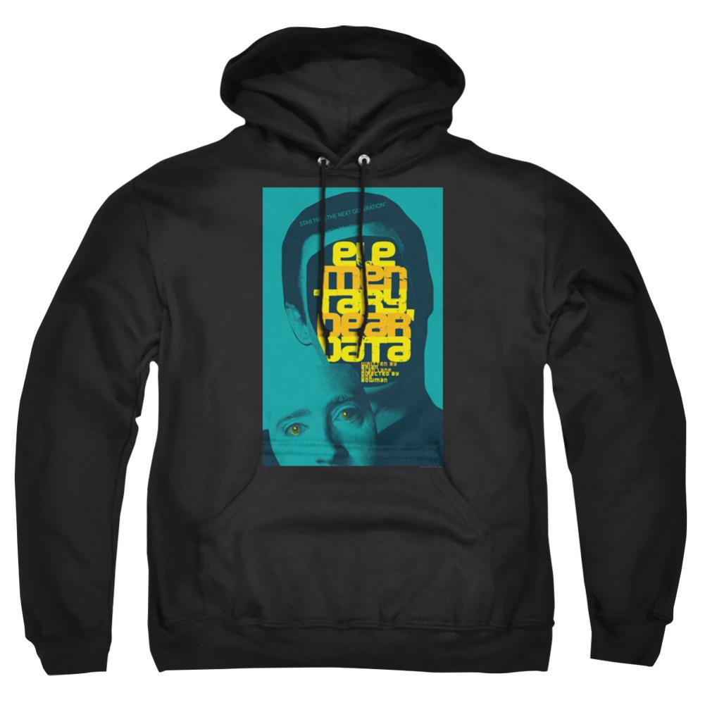 Star Trek TNG Season 2 Episode 3 Men's Pull-Over 75 25 Poly Hoodie