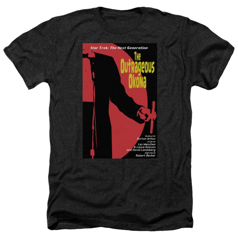 Star Trek TNG Season 2 Episode 4 Men's 30/1 Heather 60 40 Poly Short-Sleeve T-Shirt