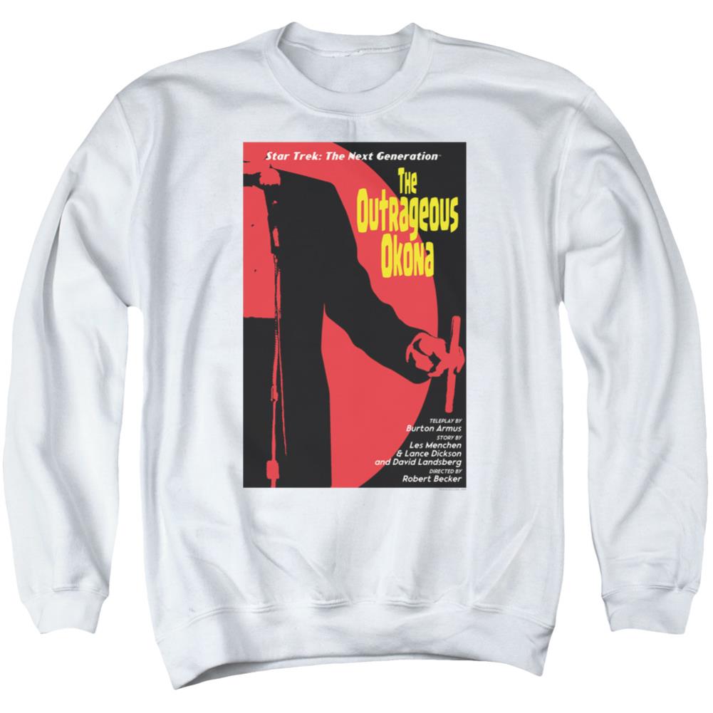 Star Trek TNG Season 2 Episode 4 Men's Crewneck 50 50 Poly Long-Sleeve T-Shirt