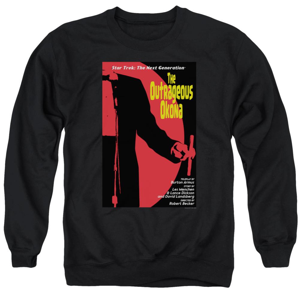 Star Trek TNG Season 2 Episode 4 Men's Crewneck 50 50 Poly Long-Sleeve T-Shirt