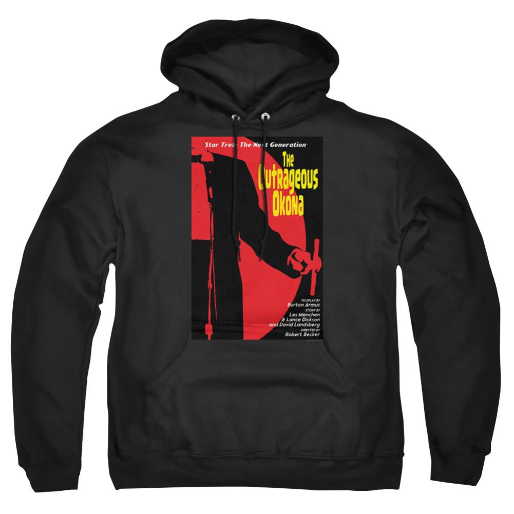 Star Trek TNG Season 2 Episode 4 Men's Pull-Over 75 25 Poly Hoodie